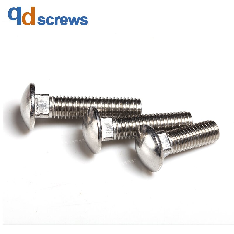 304 M5M6 carriage bolt horse model stainless steel screw bolt GB12