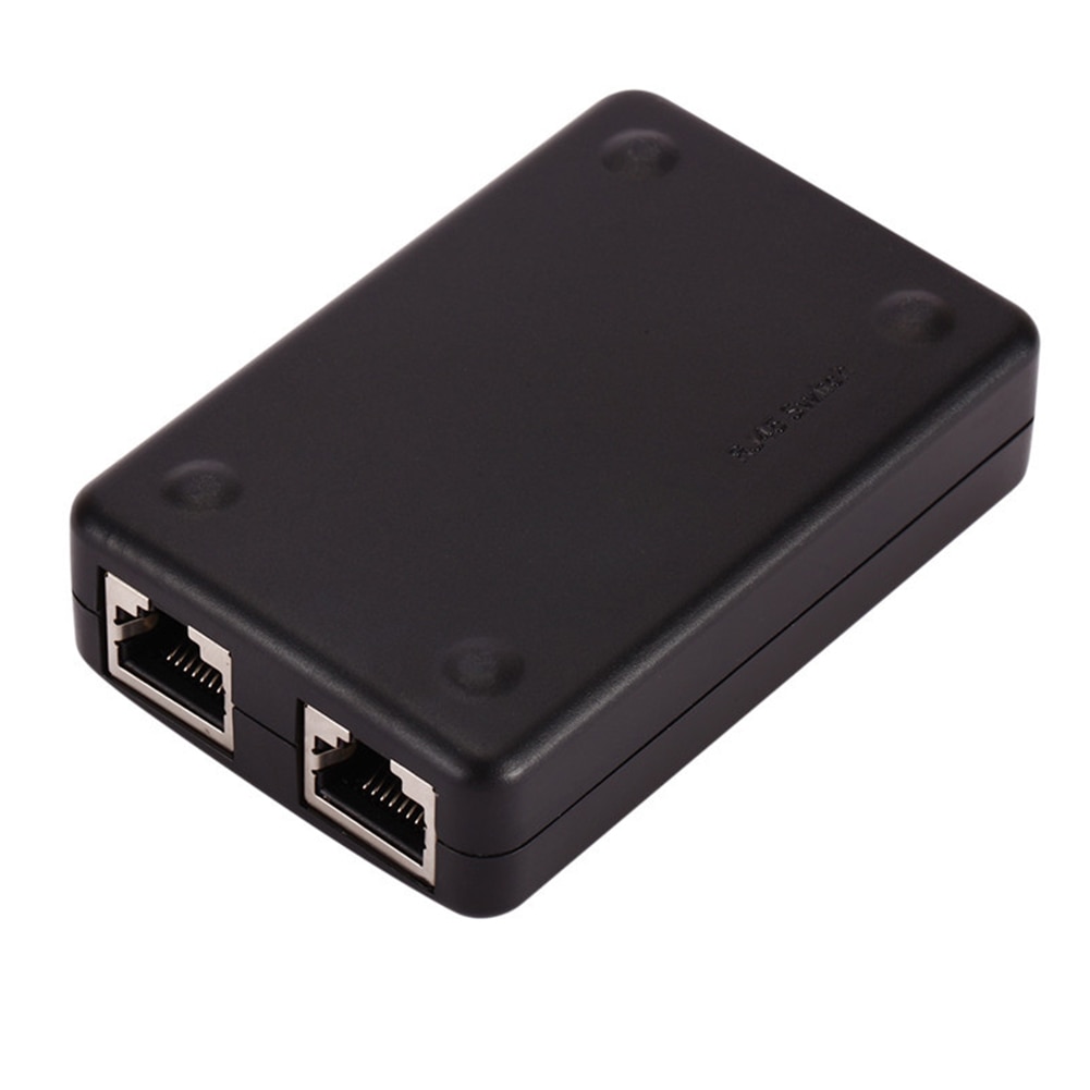 LAN CAT Selector Network Switch Hub 2 Ports Internal External Internet Portable Universal Splitter Stable Desktop Home Office