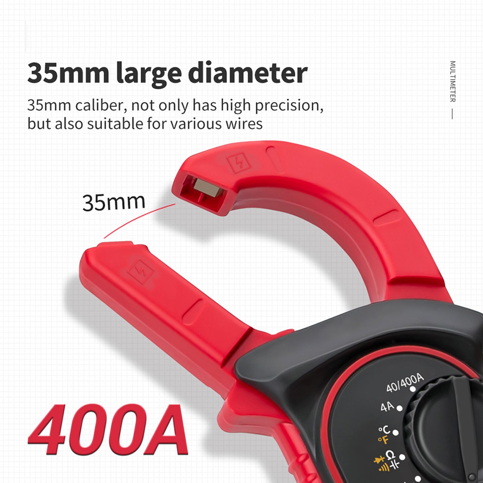 ST202 Digitale Clamp Multimeter Widerstand Ohm Transistor Tester AC/DC Strom Voltmeter Lcr Clamp Meter mit Temperatur