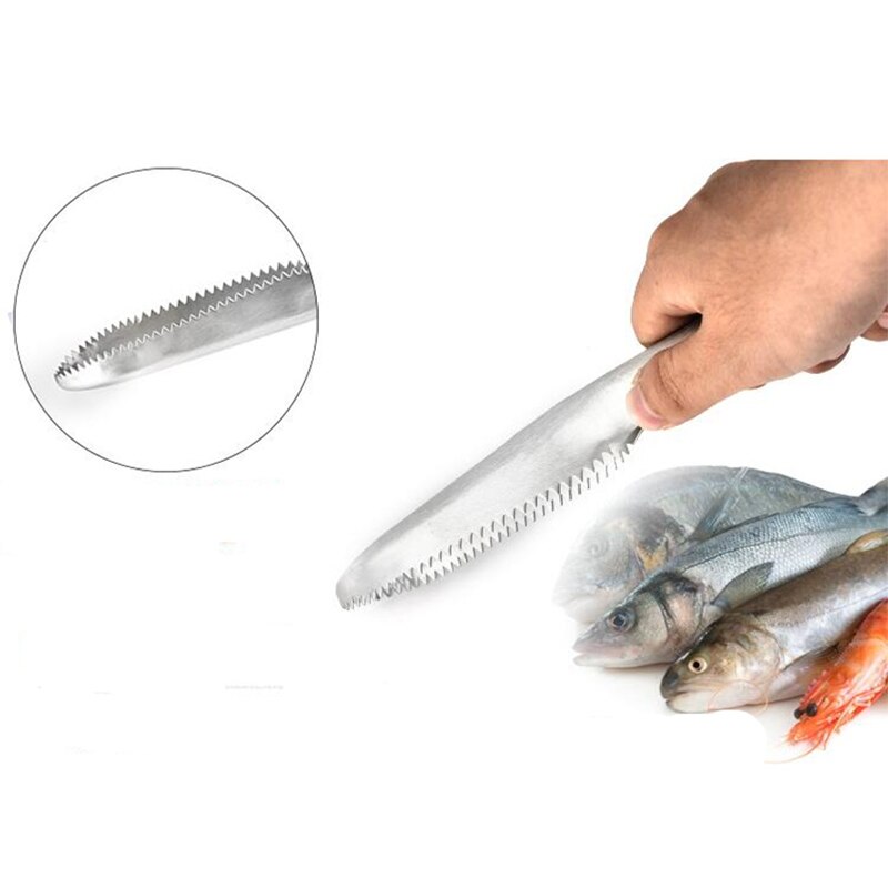 Vis Schoonmaken Mes Skinner Vis Huid Schraper Rvs Schubben Vissen Reiniging Remover Keuken Gadget Koken Gereedschap