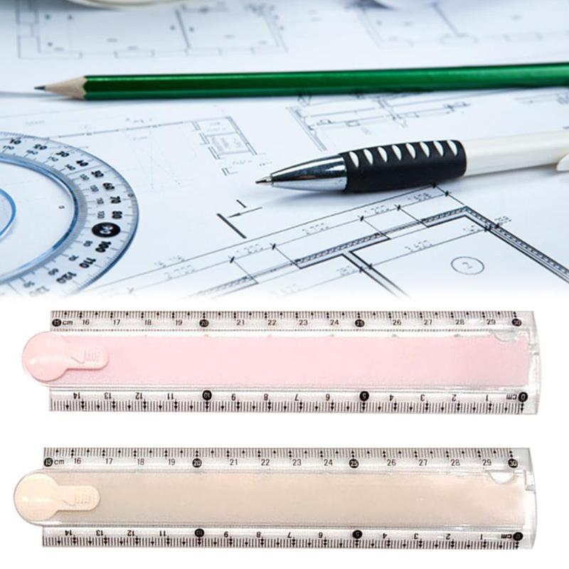 1pc Drawing Ruler Art Functional Folding Ruler Drawing Students For Kids Rulers Diy Stationery Supplies Multifunction