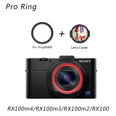 Anillo adaptador de aluminio para lente de Sony, compatible con RX100 II III IV M1 M2 M3 M4 RX100V RX100M5 Series, accesorios para cámara, lente QX100 de 40,5mm