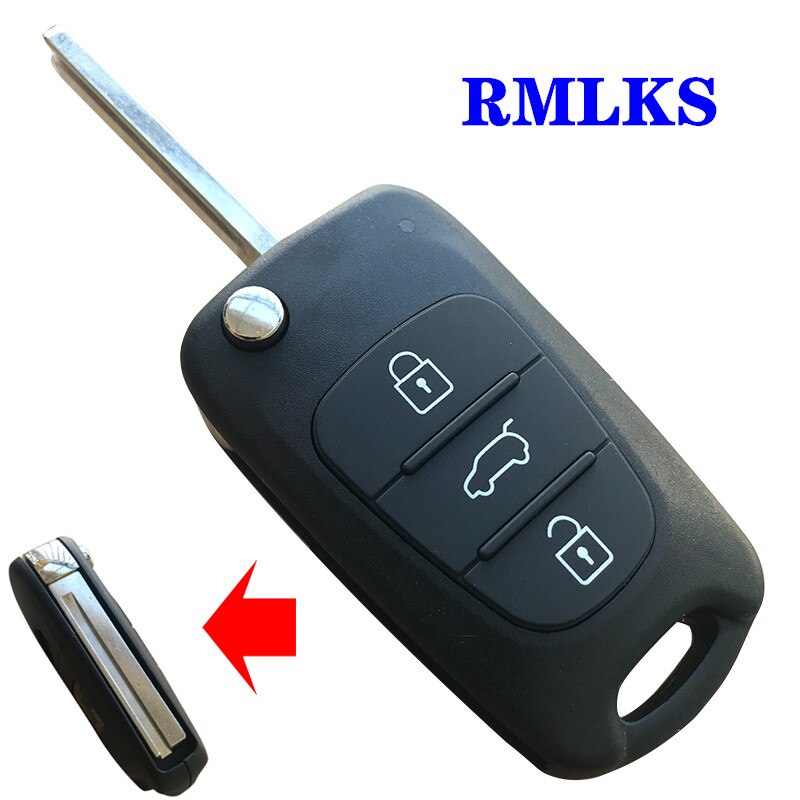 Carcasa de llave remota para Hyundai I20, I30, IX35, I35, Accent, Kia, Picanto, Sportage, K5, 3 botones, funda plegable para llave remota, novedad: For H-yundai / HY20R Blade