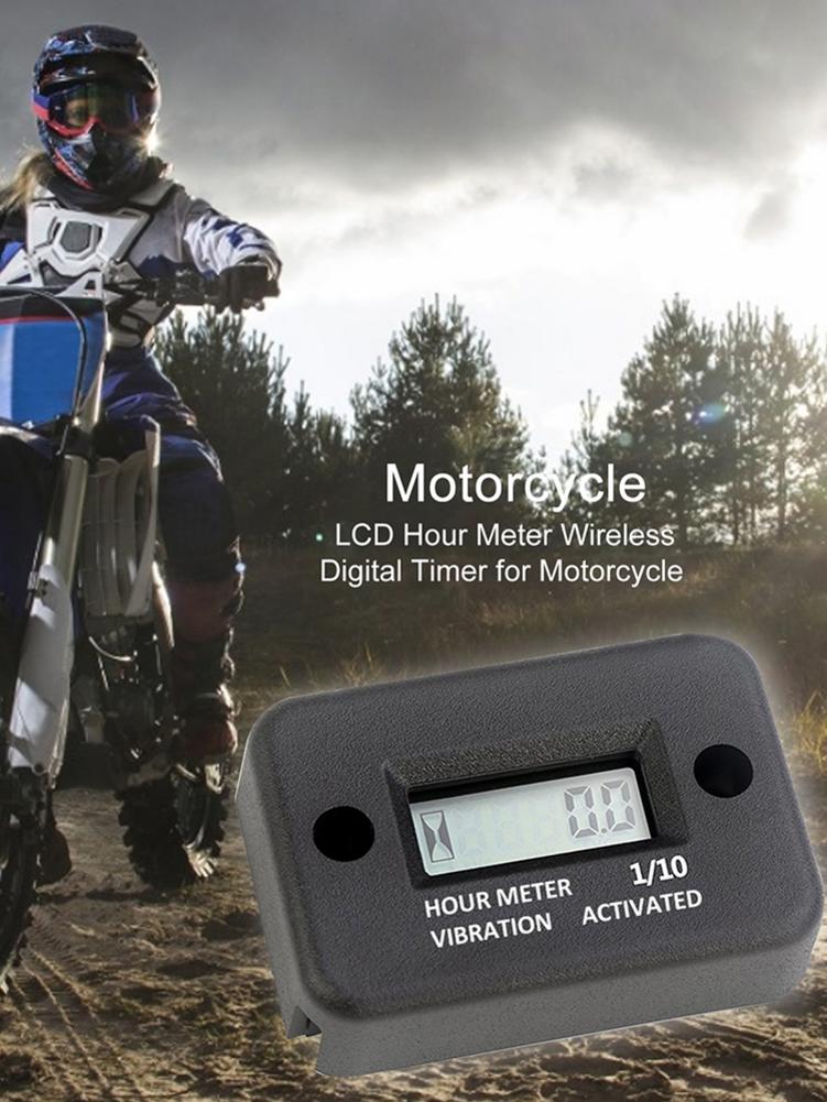 LCD Hour Meter Wireless Digital cfor Motorcycle LCD Hour Meter Wireless Digital cfor Motorcycle
