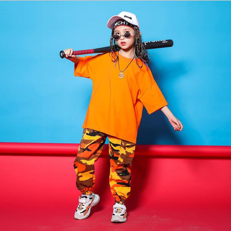 Dla dzieci bluza z kapturem w stylu hip hop odzież dziewczyny chłopcy Tshirt topy spodnie do biegania Jazz kostium taneczny taniec ubrania sceniczne ubrania imprezowe garnitur strój
