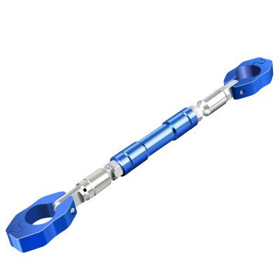 Universal 22Mm Motorcycle Stuur Motor Verstelbare Grips Handle Bar Stuurwiel Versterken Aluminiumlegering Cross Bar: Blauw