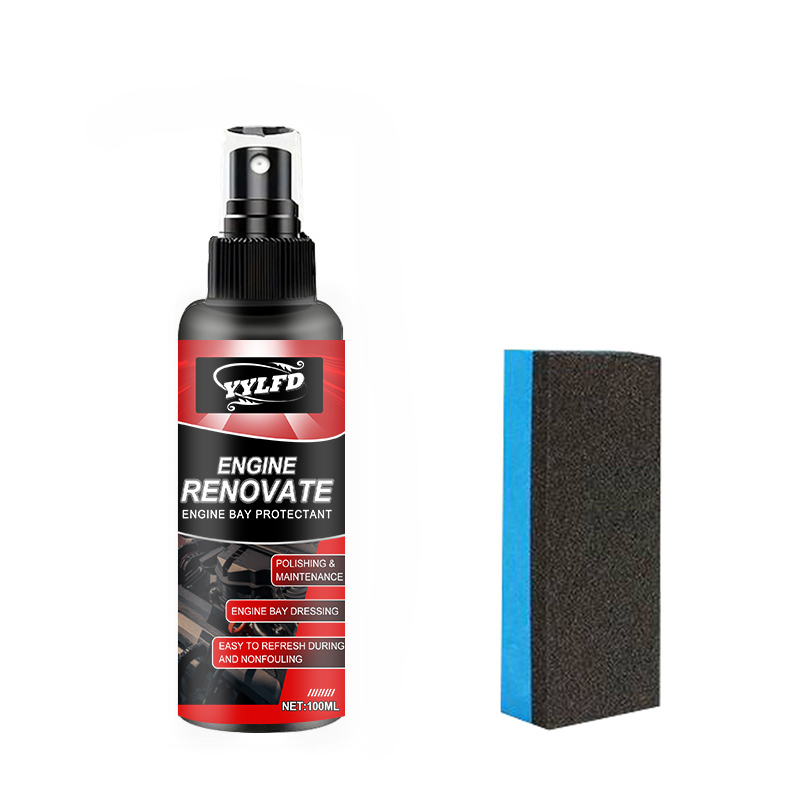 Engine Compartment Cleaner Engine Shine Protector Detail Cleaner Stain Remover Heavy - duty Degreaser for Oil And Cleaning Tools: Red