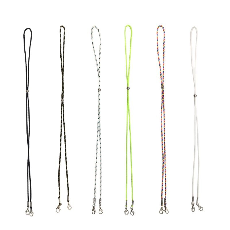 10Pcs Verstelbare Lengte Gezichtsmasker Lanyard Handige Handige Veiligheid Masker Holder Hanger Comfortabel Rond De Hals Facemask