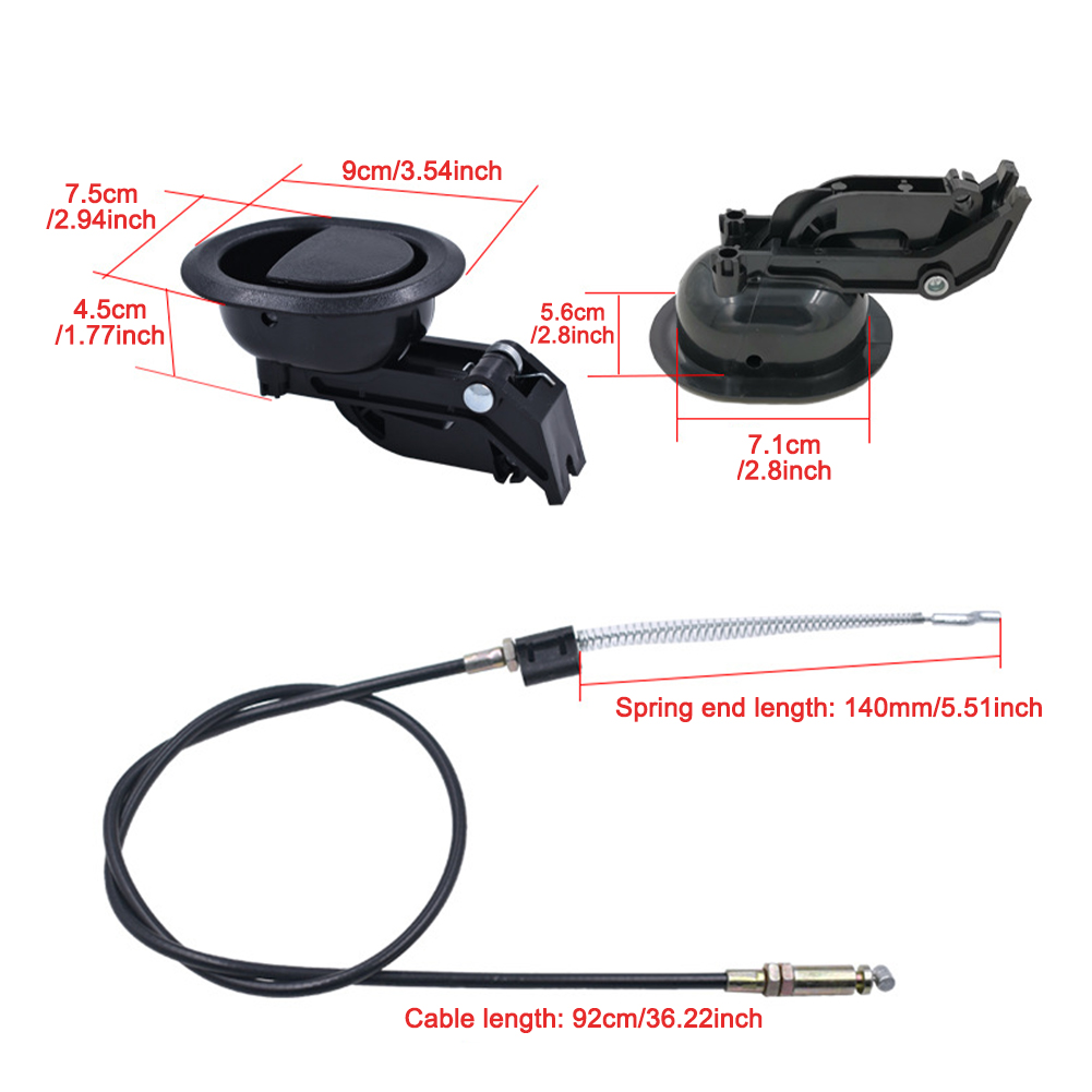 Wire Tool Home Material Sofa Release Cable Easy Install Switch Accessibility Black Chair Recliner Replacement Part Pull Handle