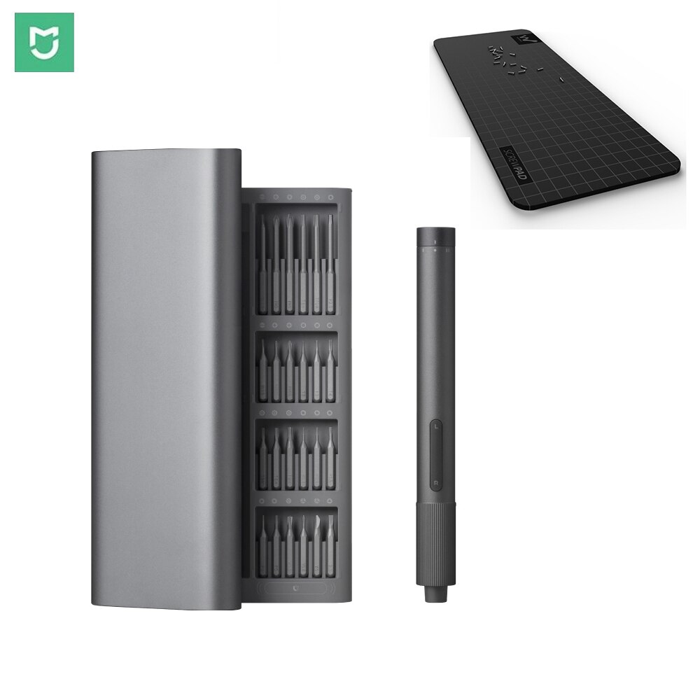 Xiaomi Mijia elektryczny zestaw precyzyjnych wkrętaków dwubiegowy za chwilę obrotowy precyzyjna kontrola DIY demontowalny zestaw śrubokrętów