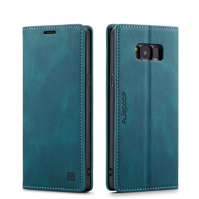 Voor Samsung S8 Plus Case Lederen Vintage Telefoon Case Op Hoesje Samsung Galaxy S8 Plus Case Flip Magnetic Wallet Cover S 8 8 + Case