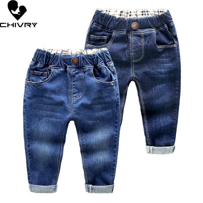 Neue freundlicher fest Jeans Lange Hosen Hosen Jungen Klassische Denim Hosen Baby Jeans Frühling Herbst Kleidung für 2-8 jahre