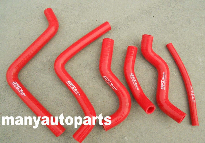 FOR Honda CR125 CR 125 CR125R 2000 2001 2002 00 01 02 silicone radiator hose red