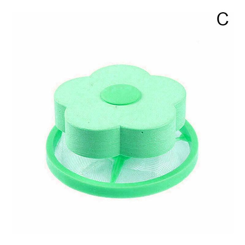 1pcs Washing Machine Hair Remover Durable Washing Machine Filter Sponge Bag Filter Cleaning Clothing Floating Hair Y6P8: C