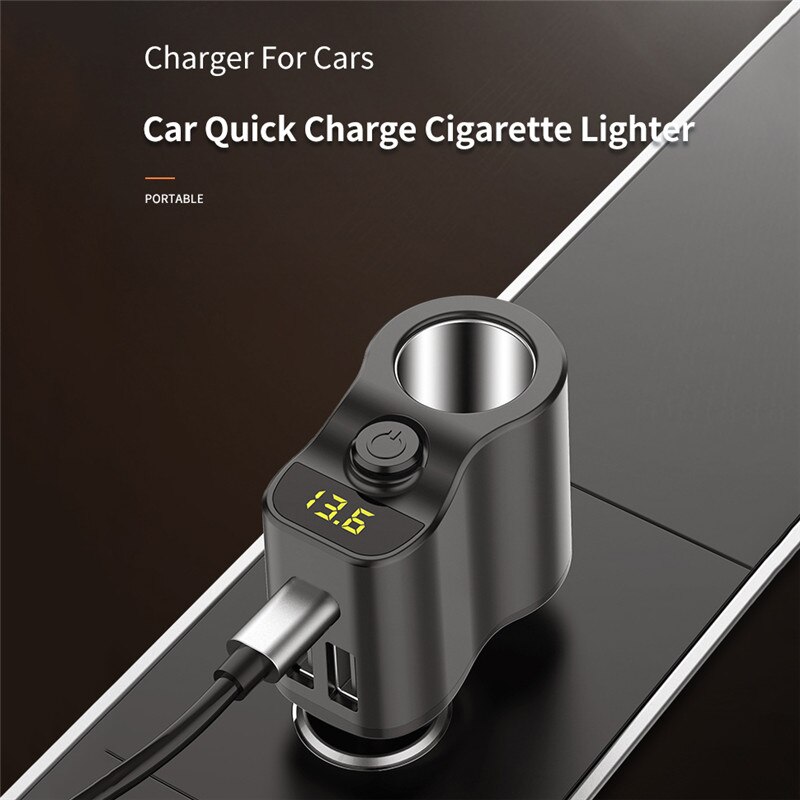80 W Splitter Car Charger Power Adapter Aansteker ... – Vicedeal
