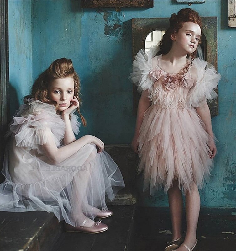 Dziewczyna kamizelka na wesele sukienka miękka tutu księżniczka peleryna dla dzieci 80-140cm E81229