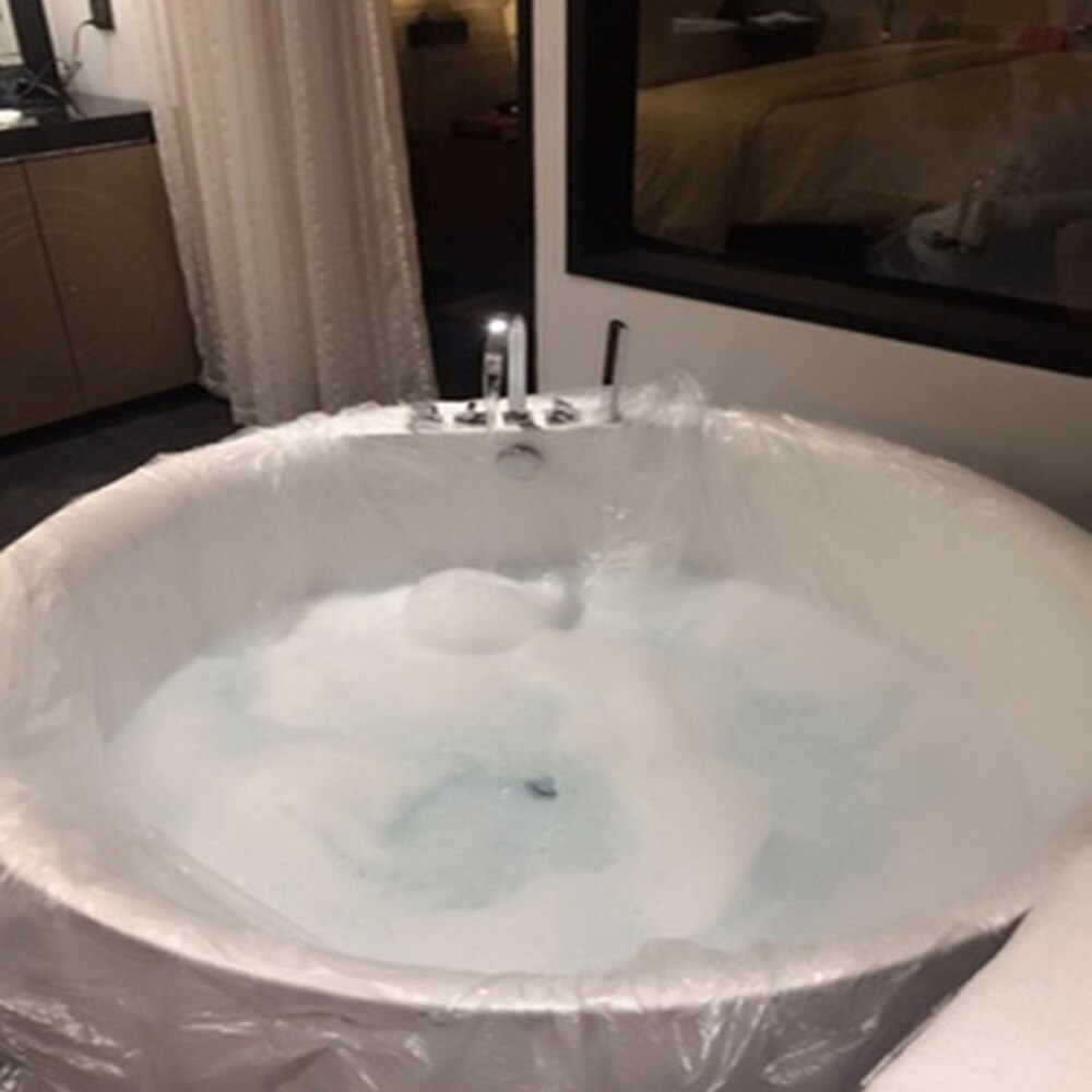 5/8pcs Disposable Bathtub Liner Plastic Bath Bag SPA Tool Accessorise Health Clean For Hotel Public Bath Household 230x120cm