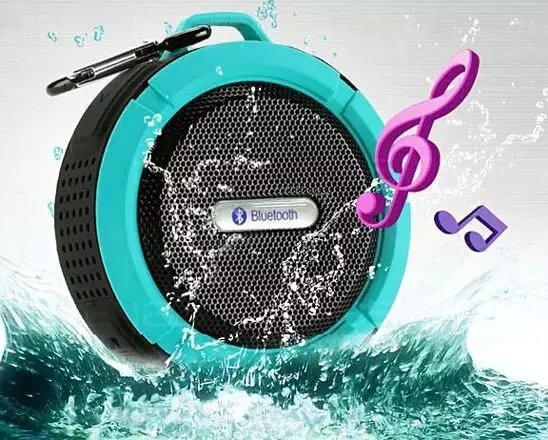 Bluetooth Speaker 3.0 Waterdichte Draagbare Outdoor Draadloze Mini Luidsprekers Luidsprekers Met Zuignap Voor Iphone Samsung C6