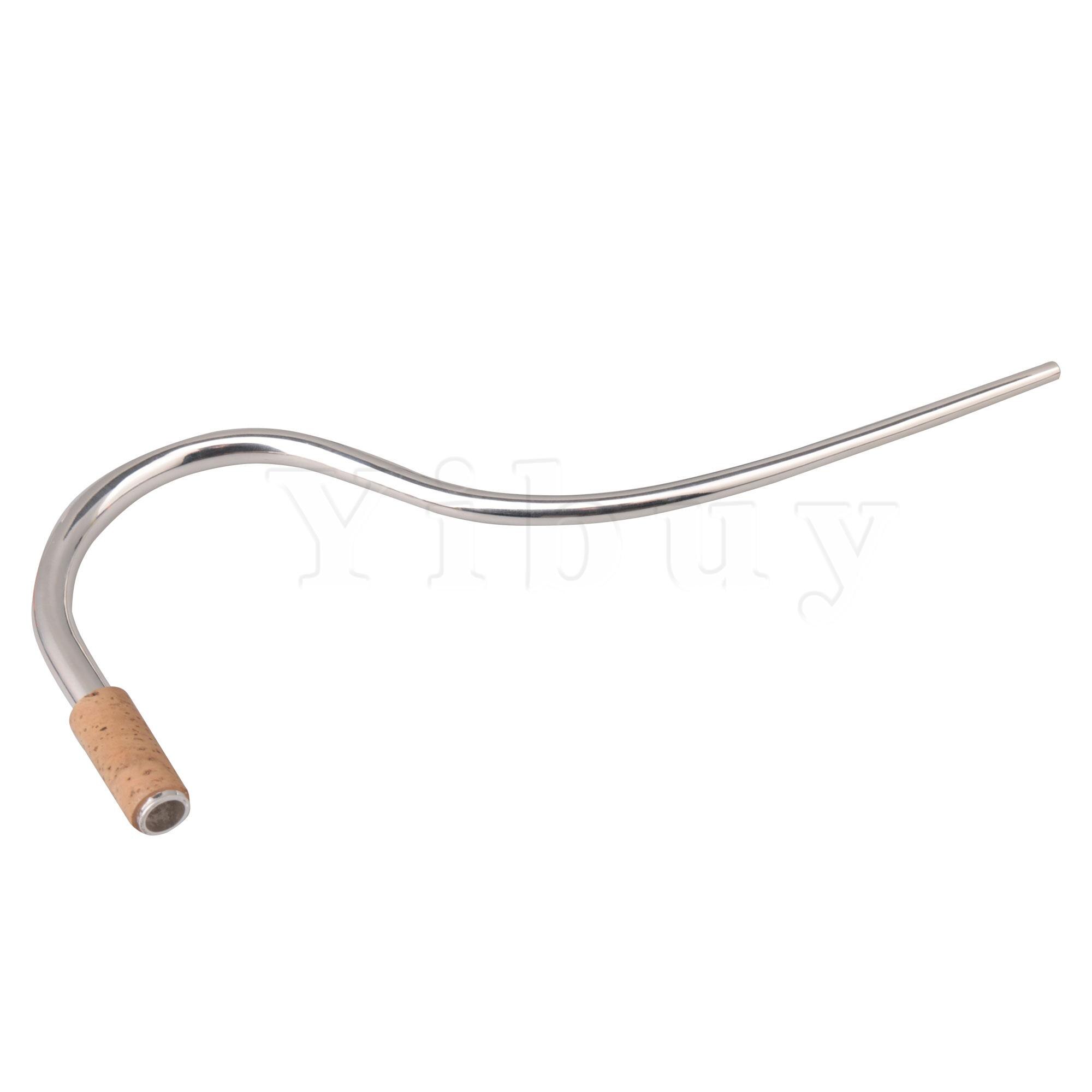 21.5cm Length Silver Plated Bassoon Bocal Crook Copper Mouthpiece with Cork Woodwind Instrument Accessories