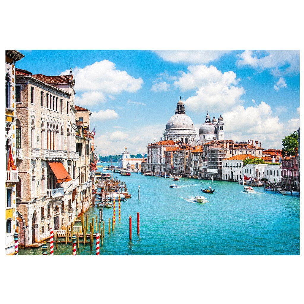 Santa Maria Canal Color Jigsaw Landscape Mural 500 Piece Paper Adult Decompression Puzzles Children Fidgeting Assembling Puzzle