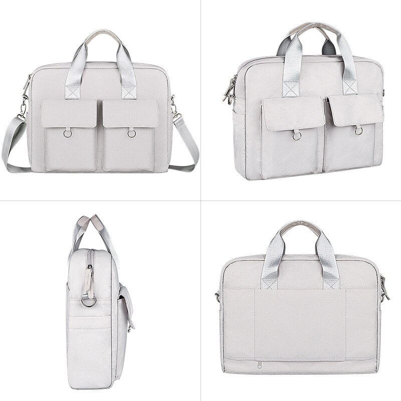 Grote Laptoptas 15.6 Inch Waterdichte Notebook Tas Voor Macbook Air Pro 13 15,13.3/14 Inch Laptop Aktetas Laptop Sleeve Case
