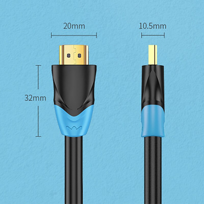 Hdmi-kabel 2.0 versie 4k lijn hdmi naar hdmi-switch splitterkabel audio-videoadapterkabel 0.5m 1m 1.5m 2m 3m 5m 10m 12m 15m