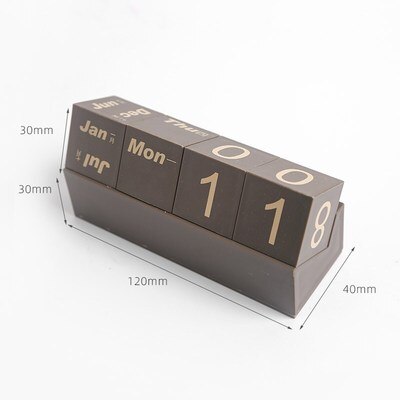 Kontor vintage hjemme kalender multi-funktion mobiltelefon holder ornamenter diy flip studie dekoration: G