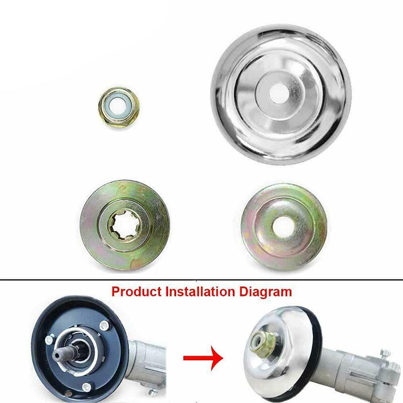 4 Pcs Outdoor Trimmer Head Adaptor Kit Protective Cover Repairing Accessories FPing