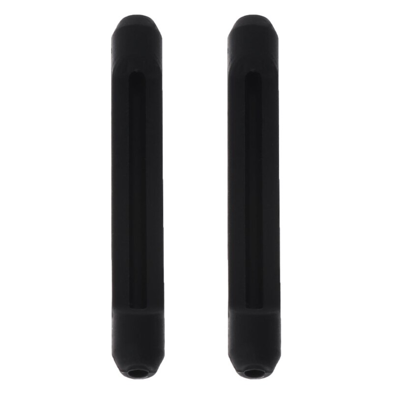 1 Paar Zachte Comfortabele Elastische Siliconen Anti Slip Oor Haken Bril Accessoires Voor Sport Lenzenvloeistof Zonnebril: Black