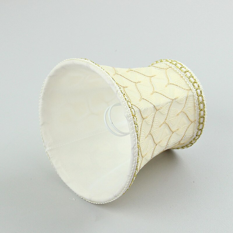 Glas kristallkrona ljus lampskärmar, tyg lampskärmar, mini vägg lampskärm, clip on