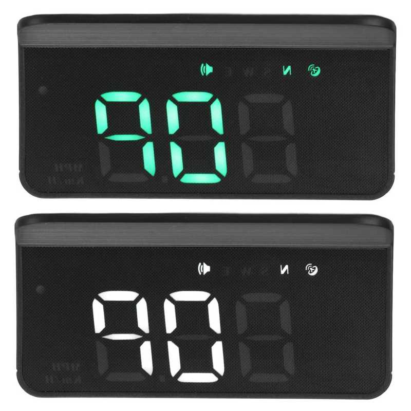 Windshield Screen Projector Fatigue Driving Warning Realtime Data Display Overspeed Alarm Car HUD Display for Cars Trucks