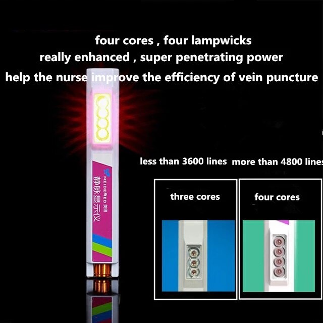 Infrared Lights Imaging Vascular Transilluminator Venipuncture Vein Finder Visualization For Nurses.
