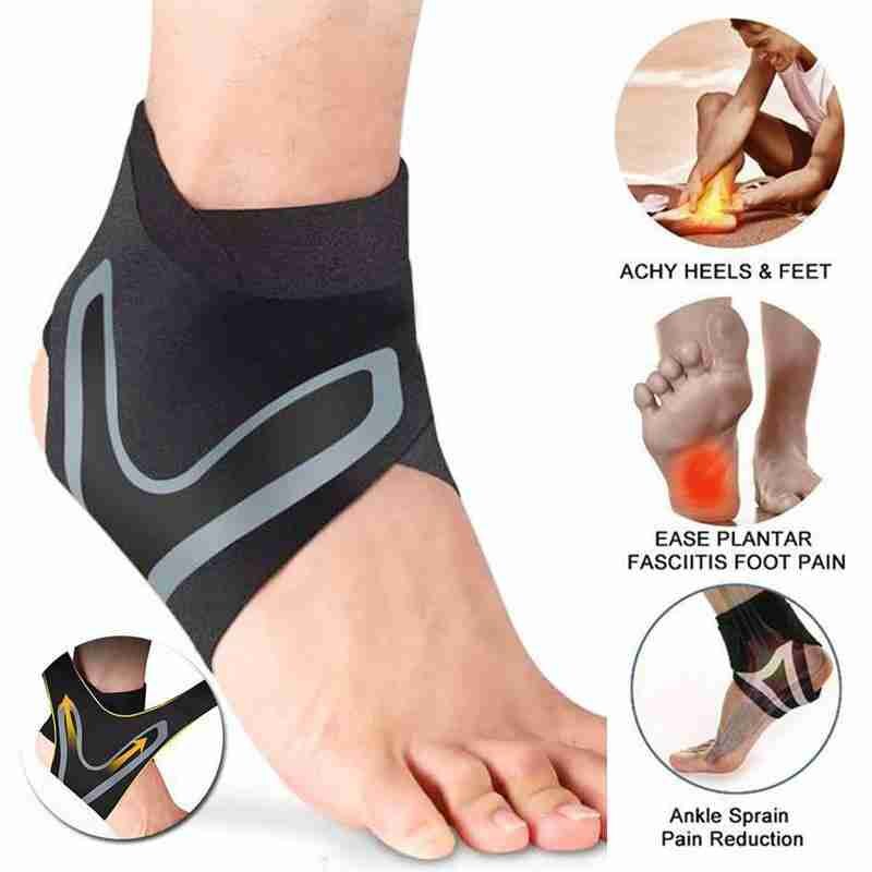 Supporto della Caviglia di sport di forma fisica bretelle Supporto Elastico Alla Caviglia Ingranaggio Elastici per Il fitness Avvolge Fasciatura Del Piede Gambe di Protezione Del Piede Pesi Ingranaggio Y4X4