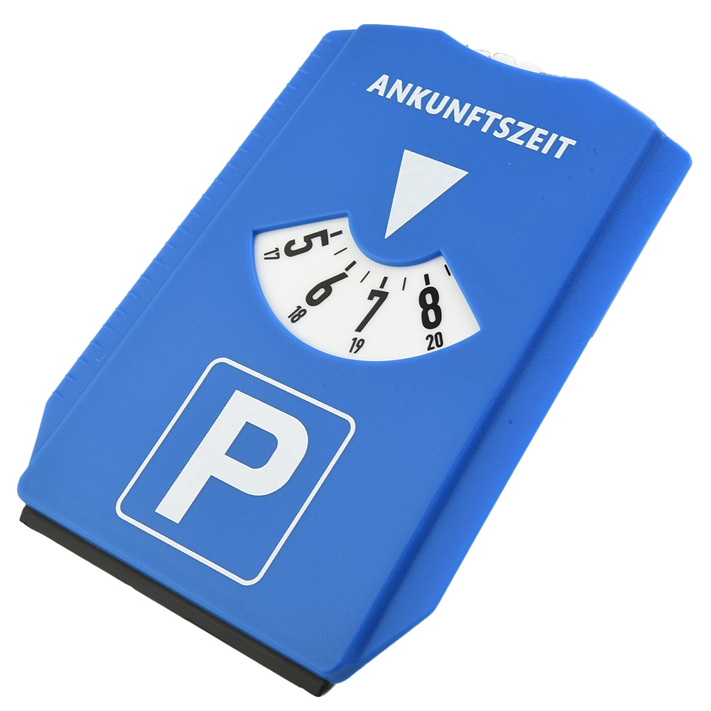 Parkeerschijf Timer Klok Aankomst Tijdweergave Blauw ABS Parkeren Draagbare Parkeertijd Teken Timer Klok