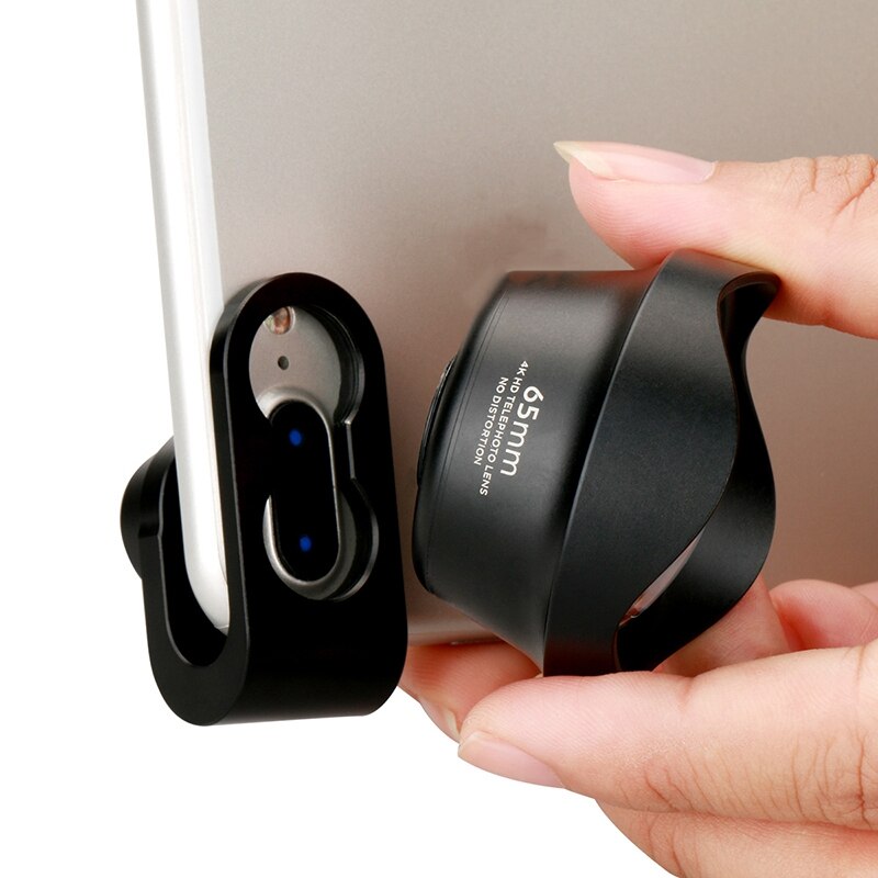 Pholes Mobiele Telefoon 2x Telelens 4K Hd Tele Portret Lens Camera Lenzen Clip-On Lens Voor Iphone 8 7 X Plus S8 S9
