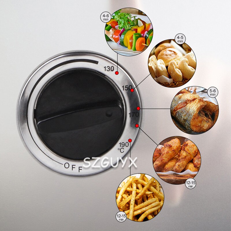 Mini freidora eléctrica extraíble, 1,5 l, antiadherente, olla única, herramienta de cocina para patatas fritas