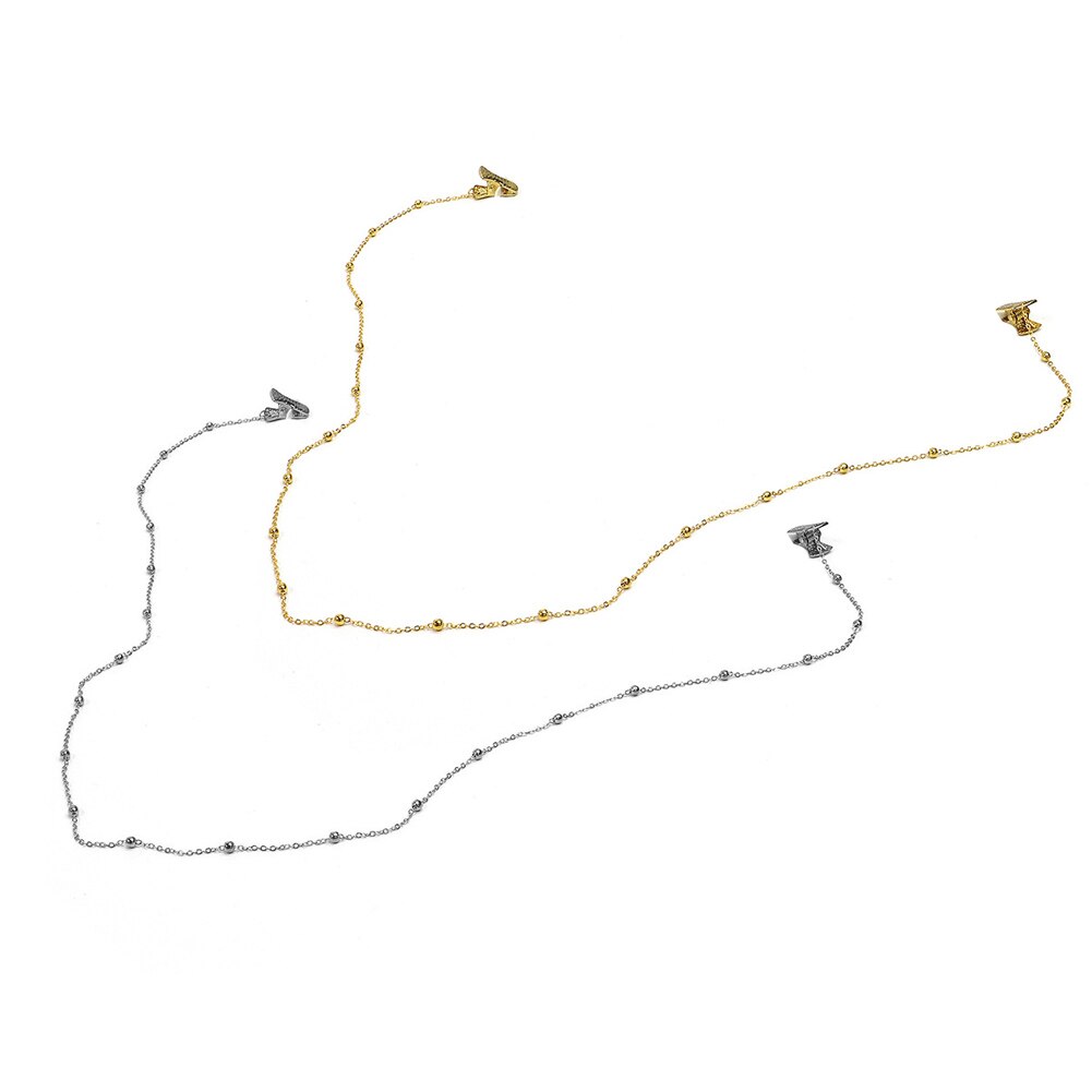 Multi-function Clip Beads Reading Glasses Chains Non Slip Eyeglasses Mask Lanyard Strings Neck Strap Eyewear Rope Accessories