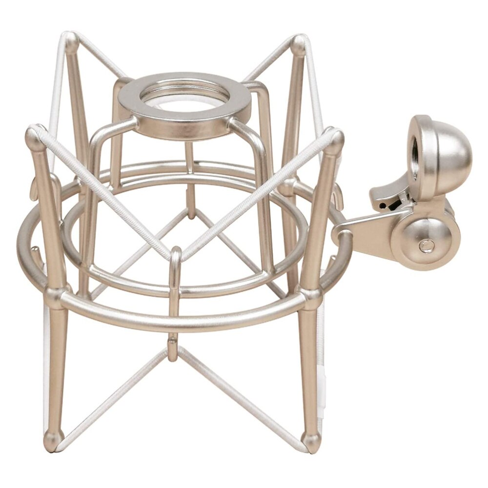 Metal Shock Mount Stand Microphone Spider Suspension Shockproof Mic Holder Clip Bracket