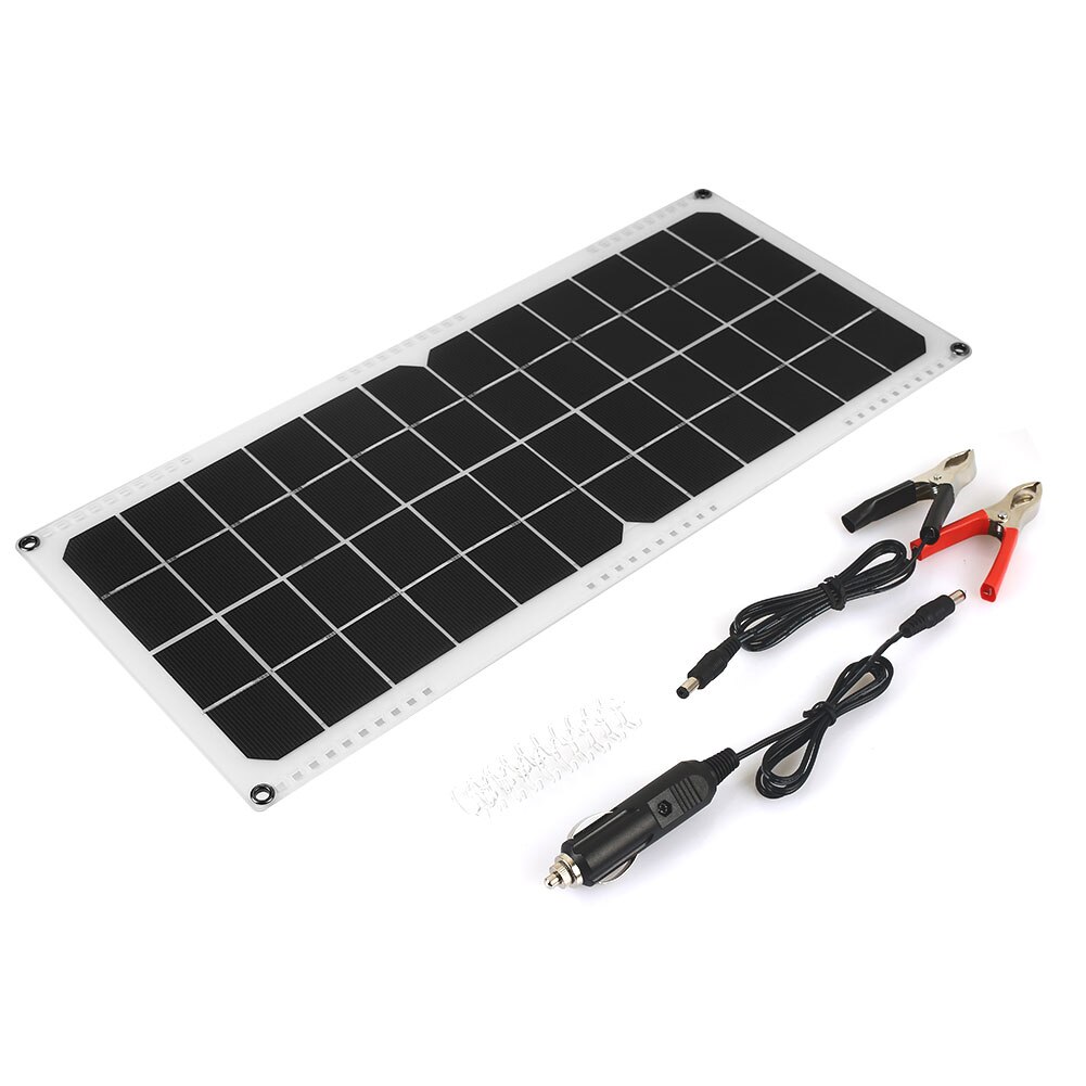Solar Cells Solar Panel Solar Charging Equipment 10W Monocrystalline Silicon Durable Connectable Environmental Car Camping