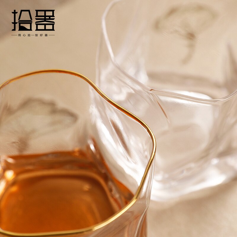Varmebestandig Glasskål - Gjennomsiktig Kopp til Te og Vin - Japansk Stil