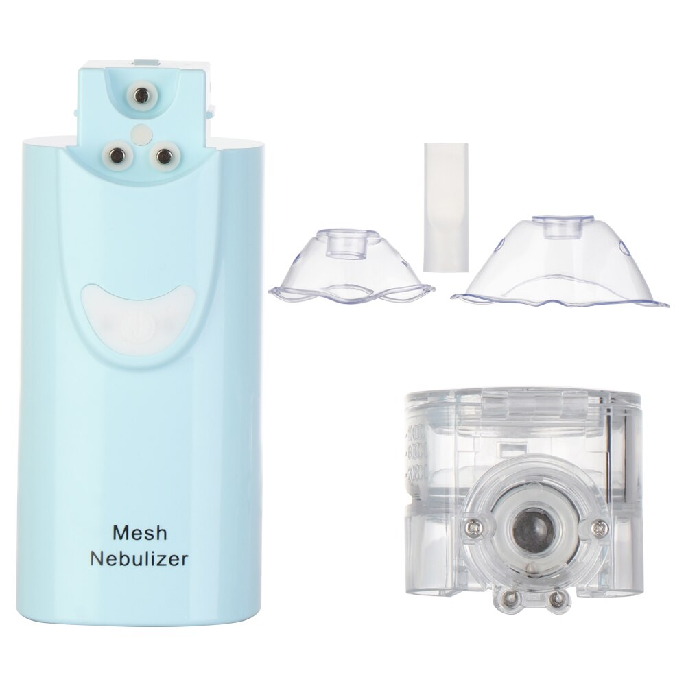 Mini Portable Handheld Rechargeable Silent Ultrasonic Nebulizer Inhaler Respirator Mesh Nebulizer For Kids Adult Heath Care