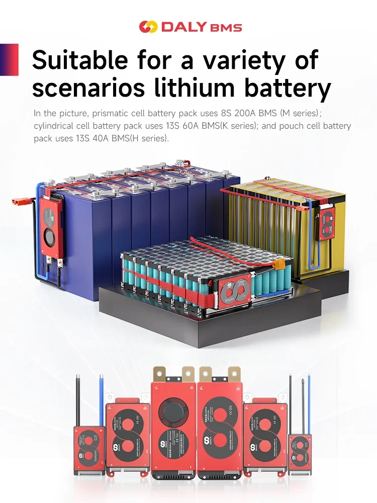 12S BMS Lithium-Ionen-Akku 48V 15A 20A 40A 60A 100A Gleichgewicht Gremium NTC-Sensoren für 12S 18650 Li-Ionen-Akku E-Fahrrad-Rolle