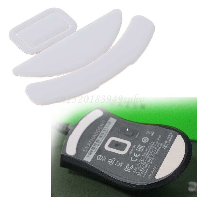 Enhanced Tiger Gaming Mouse Skates Feet For Razer DeathAdder V2 Mouse Curve Edge