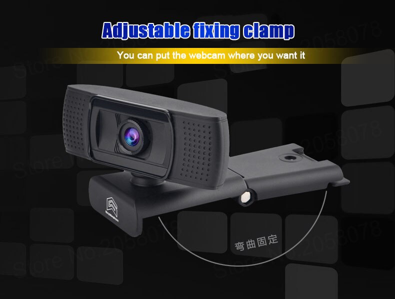 HD Webcam 1080P USB Web Camera With Micphone for Computer PC