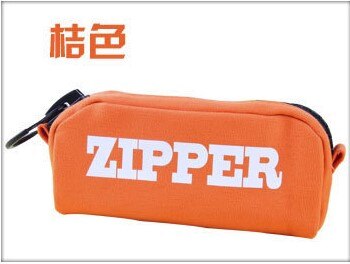 1 Pcs Kawaii Etui Colorfull Canvas Grote Rits Estuches School Potlood Doos Pencilcase Potlood Tas Schoolbenodigdheden Briefpapier: JuSe