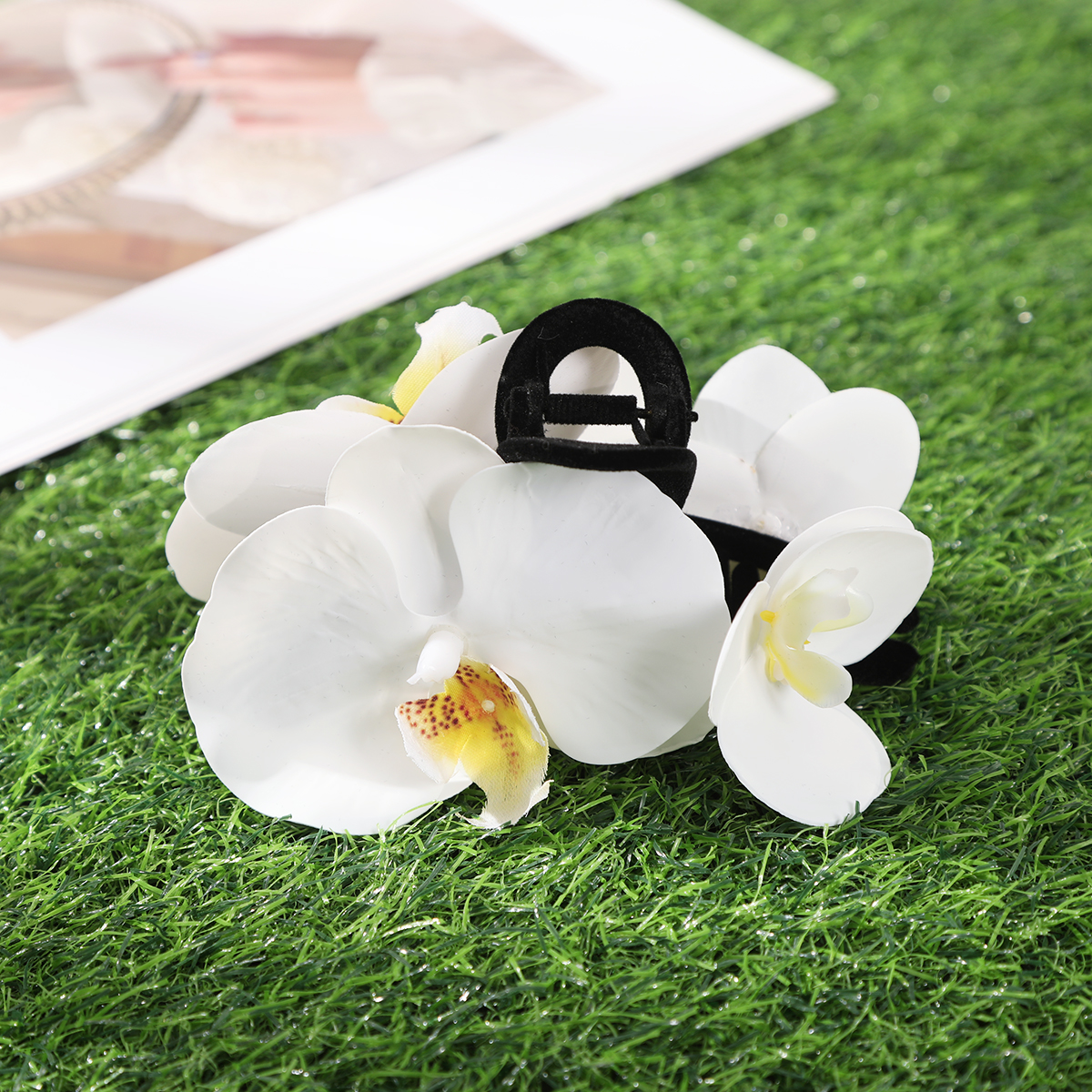 Haimeikang, pinza para el pelo de flores de gran tamaño, garras, cangrejo para el pelo, pasadores gruesos, horquillas, accesorios para el cabello de de verano para mujer