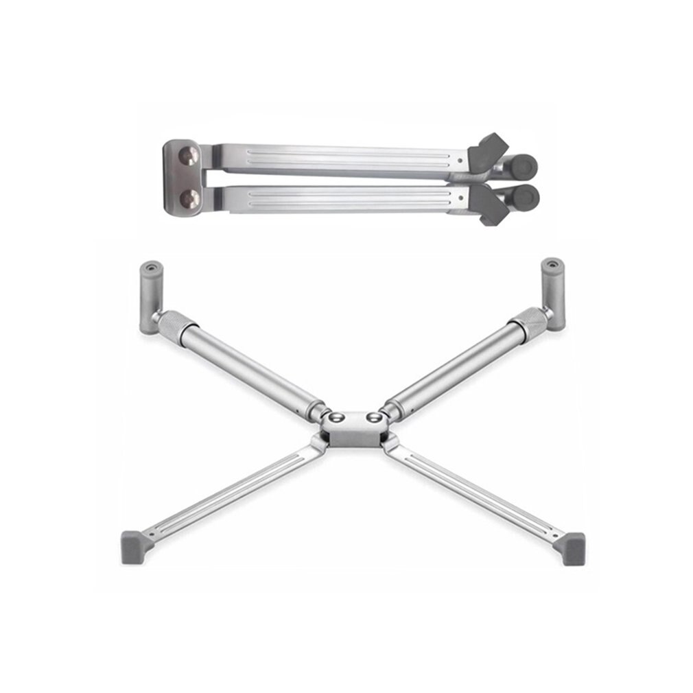 X Shape Foldable Aluminum Laptop Stand Adjustable Tablets Mobile Phone Book Holder Foldable Portable Notebook Bracket