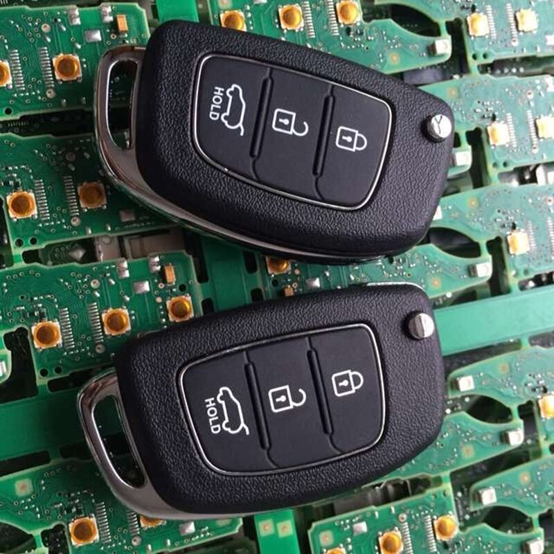 Car Smart Remote Key 3 Buttons FOB 433Mhz with ID70 Chip for Hyundai IX25 ix-25 Alarm Remote Key Folding Car Remote Key