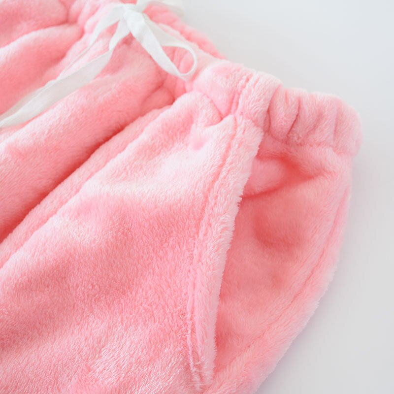 Pantalones de dormir de lunares para mujer, ropa de dormir de franela, holgada, gruesa y acogedora, con bolsillos adorables para estudiantes, combina con todo, Popular