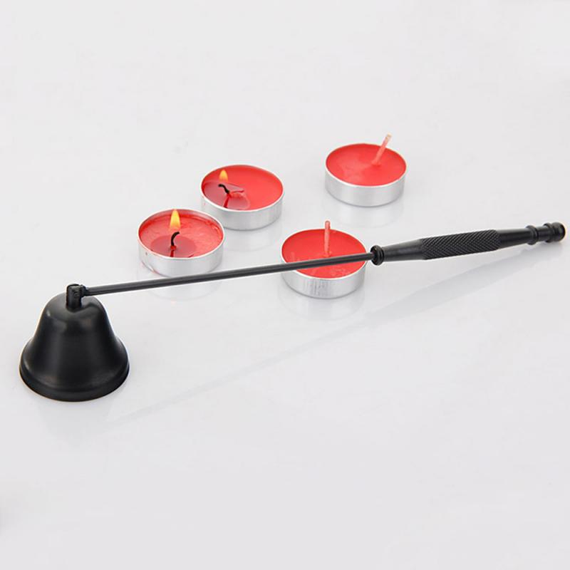 Candelabro de acero inoxidable sin humo para el hogar, Kit de herramientas de Apagado manual, accesorios para velas de Cocina